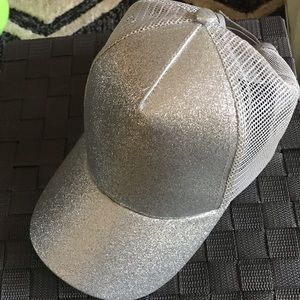 Like new CC ponytail baseball silver